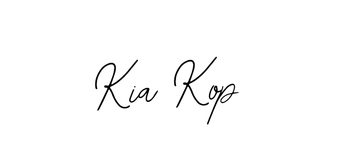 How to make Kia Kop signature? Bearetta-2O07w is a professional autograph style. Create handwritten signature for Kia Kop name. Kia Kop signature style 12 images and pictures png