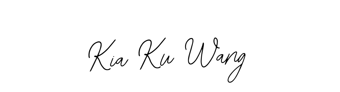 Kia Ku Wang stylish signature style. Best Handwritten Sign (Bearetta-2O07w) for my name. Handwritten Signature Collection Ideas for my name Kia Ku Wang. Kia Ku Wang signature style 12 images and pictures png