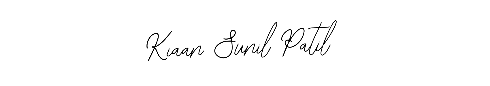 Kiaan Sunil Patil stylish signature style. Best Handwritten Sign (Bearetta-2O07w) for my name. Handwritten Signature Collection Ideas for my name Kiaan Sunil Patil. Kiaan Sunil Patil signature style 12 images and pictures png