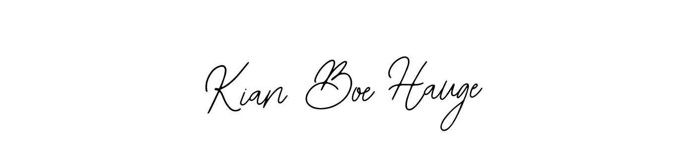 Bearetta-2O07w is a professional signature style that is perfect for those who want to add a touch of class to their signature. It is also a great choice for those who want to make their signature more unique. Get Kian Boe Hauge name to fancy signature for free. Kian Boe Hauge signature style 12 images and pictures png