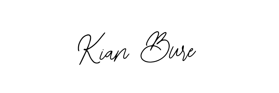 Also we have Kian Bure name is the best signature style. Create professional handwritten signature collection using Bearetta-2O07w autograph style. Kian Bure signature style 12 images and pictures png