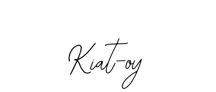 Kiat-oy stylish signature style. Best Handwritten Sign (Bearetta-2O07w) for my name. Handwritten Signature Collection Ideas for my name Kiat-oy. Kiat-oy signature style 12 images and pictures png