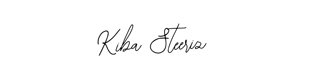 The best way (Bearetta-2O07w) to make a short signature is to pick only two or three words in your name. The name Kiba Steeriz include a total of six letters. For converting this name. Kiba Steeriz signature style 12 images and pictures png