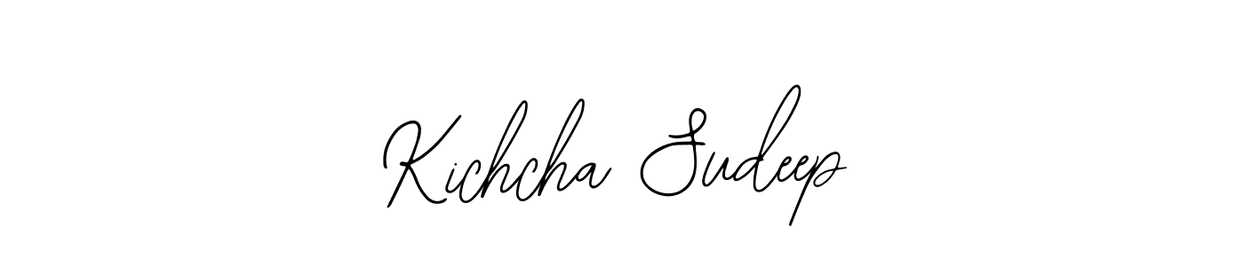 Similarly Bearetta-2O07w is the best handwritten signature design. Signature creator online .You can use it as an online autograph creator for name Kichcha Sudeep. Kichcha Sudeep signature style 12 images and pictures png
