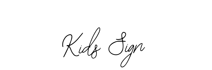 Kids Sign stylish signature style. Best Handwritten Sign (Bearetta-2O07w) for my name. Handwritten Signature Collection Ideas for my name Kids Sign. Kids Sign signature style 12 images and pictures png