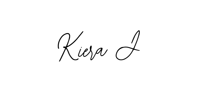 Design your own signature with our free online signature maker. With this signature software, you can create a handwritten (Bearetta-2O07w) signature for name Kiera J. Kiera J signature style 12 images and pictures png