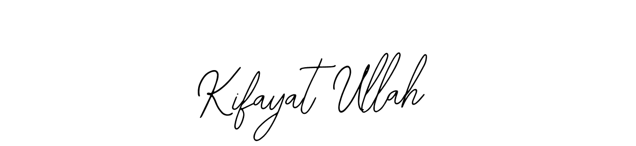 Use a signature maker to create a handwritten signature online. With this signature software, you can design (Bearetta-2O07w) your own signature for name Kifayat Ullah. Kifayat Ullah signature style 12 images and pictures png