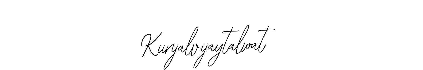 Design your own signature with our free online signature maker. With this signature software, you can create a handwritten (Bearetta-2O07w) signature for name Kiinjalvijaytalwat. Kiinjalvijaytalwat signature style 12 images and pictures png