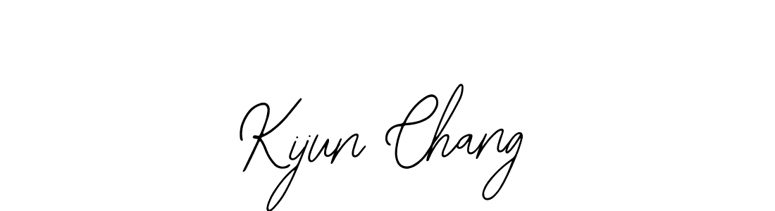 You should practise on your own different ways (Bearetta-2O07w) to write your name (Kijun Chang) in signature. don't let someone else do it for you. Kijun Chang signature style 12 images and pictures png