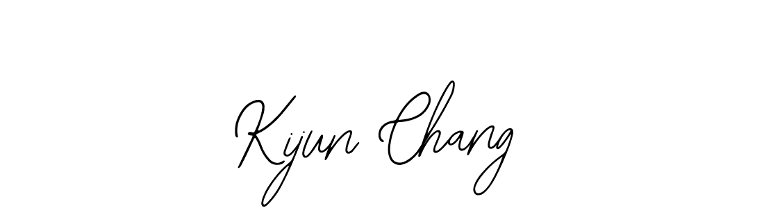 You should practise on your own different ways (Bearetta-2O07w) to write your name (Kijun Chang) in signature. don't let someone else do it for you. Kijun Chang signature style 12 images and pictures png