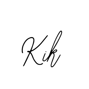 Design your own signature with our free online signature maker. With this signature software, you can create a handwritten (Bearetta-2O07w) signature for name Kik. Kik signature style 12 images and pictures png