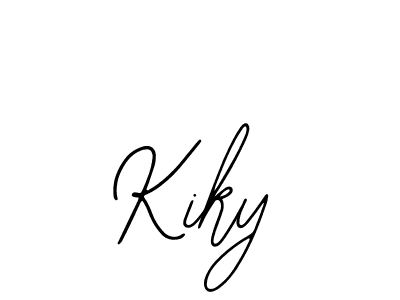 How to make Kiky signature? Bearetta-2O07w is a professional autograph style. Create handwritten signature for Kiky name. Kiky signature style 12 images and pictures png