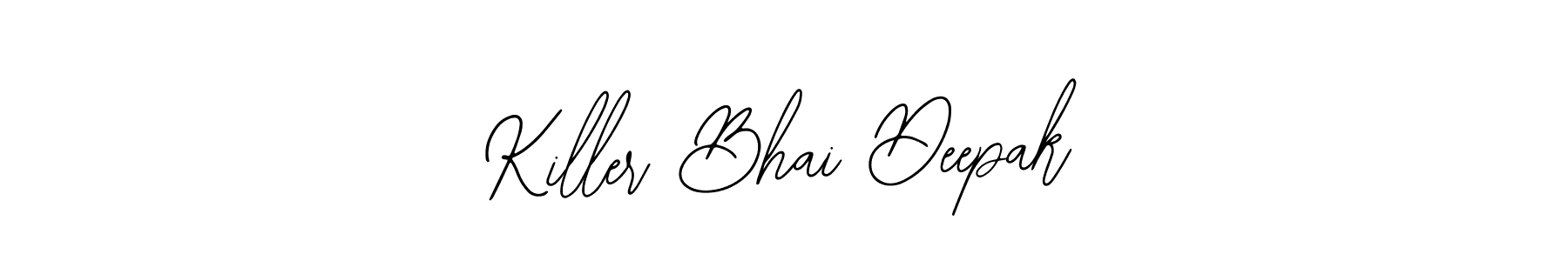 Similarly Bearetta-2O07w is the best handwritten signature design. Signature creator online .You can use it as an online autograph creator for name Killer Bhai Deepak. Killer Bhai Deepak signature style 12 images and pictures png