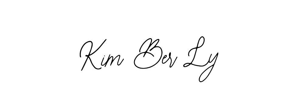 Similarly Bearetta-2O07w is the best handwritten signature design. Signature creator online .You can use it as an online autograph creator for name Kim Ber Ly. Kim Ber Ly signature style 12 images and pictures png