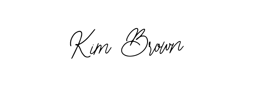 Create a beautiful signature design for name Kim Brown. With this signature (Bearetta-2O07w) fonts, you can make a handwritten signature for free. Kim Brown signature style 12 images and pictures png