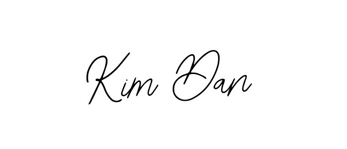Use a signature maker to create a handwritten signature online. With this signature software, you can design (Bearetta-2O07w) your own signature for name Kim Dan. Kim Dan signature style 12 images and pictures png