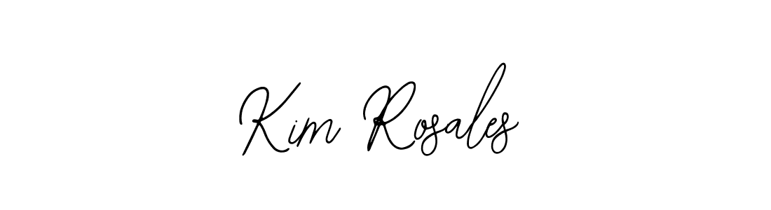 Design your own signature with our free online signature maker. With this signature software, you can create a handwritten (Bearetta-2O07w) signature for name Kim Rosales. Kim Rosales signature style 12 images and pictures png
