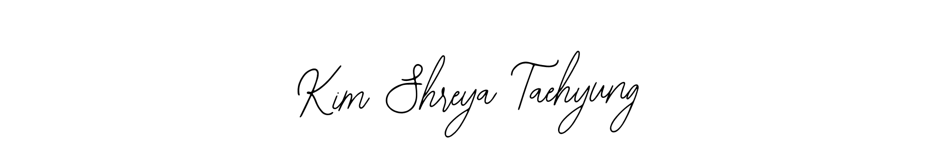 Also we have Kim Shreya Taehyung name is the best signature style. Create professional handwritten signature collection using Bearetta-2O07w autograph style. Kim Shreya Taehyung signature style 12 images and pictures png