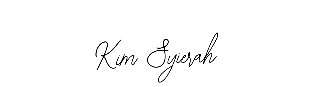if you are searching for the best signature style for your name Kim Syierah. so please give up your signature search. here we have designed multiple signature styles  using Bearetta-2O07w. Kim Syierah signature style 12 images and pictures png