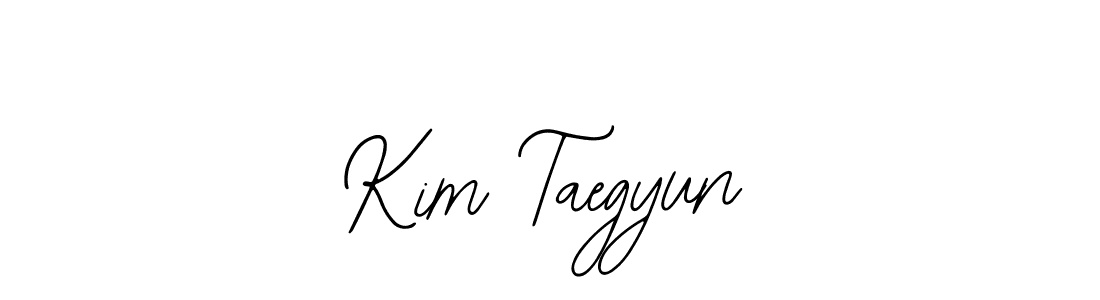 Make a beautiful signature design for name Kim Taegyun. With this signature (Bearetta-2O07w) style, you can create a handwritten signature for free. Kim Taegyun signature style 12 images and pictures png
