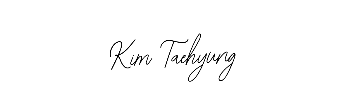 Design your own signature with our free online signature maker. With this signature software, you can create a handwritten (Bearetta-2O07w) signature for name Kim Taehyung. Kim Taehyung signature style 12 images and pictures png