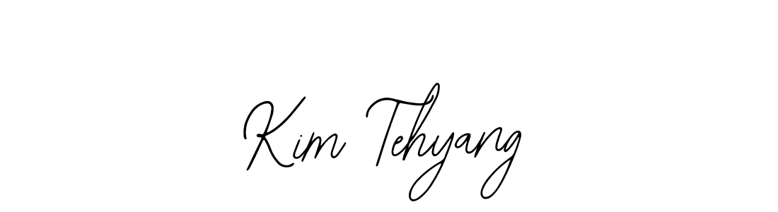 The best way (Bearetta-2O07w) to make a short signature is to pick only two or three words in your name. The name Kim Tehyang include a total of six letters. For converting this name. Kim Tehyang signature style 12 images and pictures png