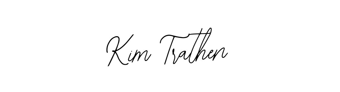 How to make Kim Trathen name signature. Use Bearetta-2O07w style for creating short signs online. This is the latest handwritten sign. Kim Trathen signature style 12 images and pictures png