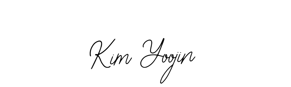 How to make Kim Yoojin name signature. Use Bearetta-2O07w style for creating short signs online. This is the latest handwritten sign. Kim Yoojin signature style 12 images and pictures png