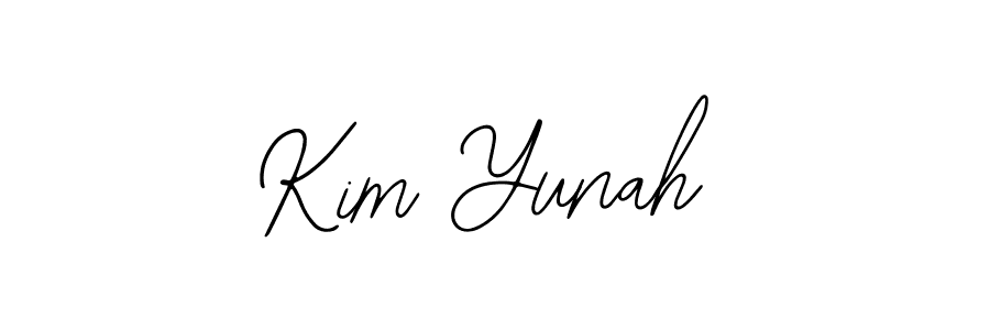 Make a beautiful signature design for name Kim Yunah. With this signature (Bearetta-2O07w) style, you can create a handwritten signature for free. Kim Yunah signature style 12 images and pictures png