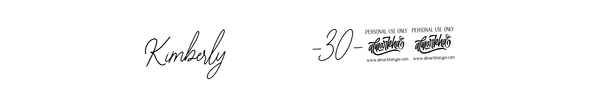 How to make Kimberly      5-30-24 name signature. Use Bearetta-2O07w style for creating short signs online. This is the latest handwritten sign. Kimberly      5-30-24 signature style 12 images and pictures png