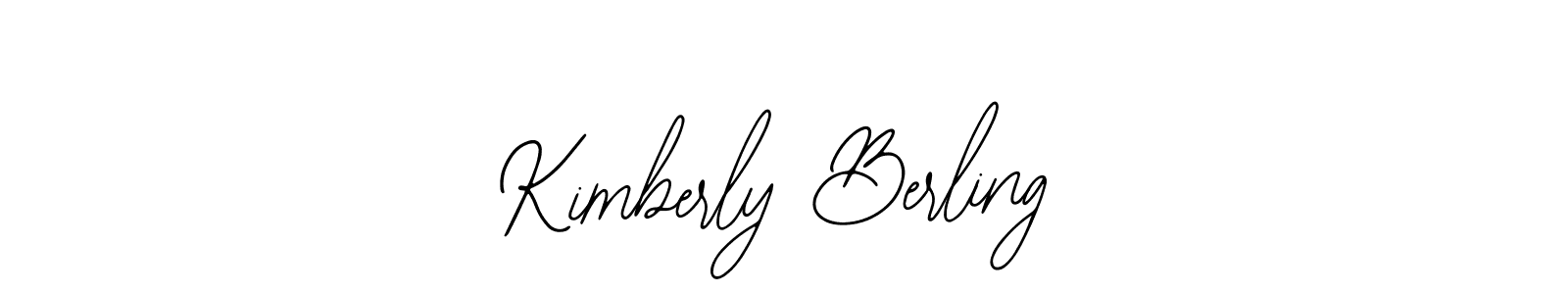 How to make Kimberly Berling signature? Bearetta-2O07w is a professional autograph style. Create handwritten signature for Kimberly Berling name. Kimberly Berling signature style 12 images and pictures png