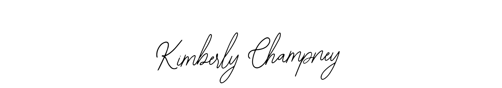 How to make Kimberly Champney signature? Bearetta-2O07w is a professional autograph style. Create handwritten signature for Kimberly Champney name. Kimberly Champney signature style 12 images and pictures png