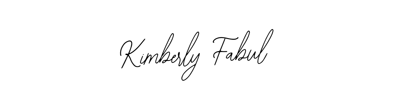 Design your own signature with our free online signature maker. With this signature software, you can create a handwritten (Bearetta-2O07w) signature for name Kimberly Fabul. Kimberly Fabul signature style 12 images and pictures png