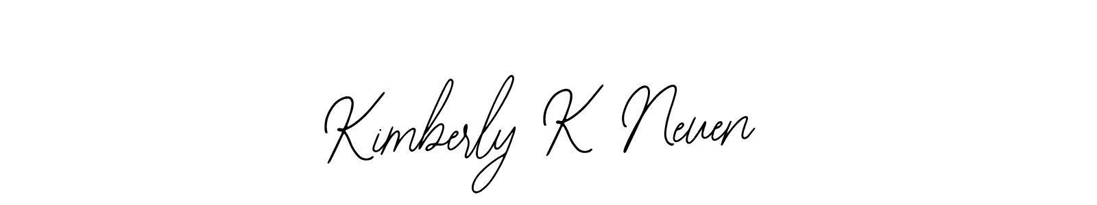 Also we have Kimberly K Neuen name is the best signature style. Create professional handwritten signature collection using Bearetta-2O07w autograph style. Kimberly K Neuen signature style 12 images and pictures png