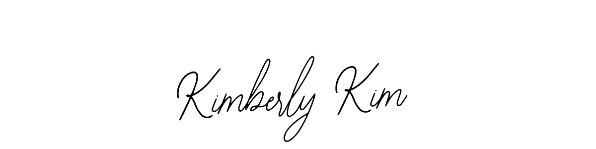 You should practise on your own different ways (Bearetta-2O07w) to write your name (Kimberly Kim) in signature. don't let someone else do it for you. Kimberly Kim signature style 12 images and pictures png