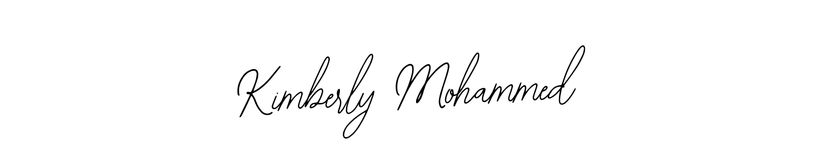 Use a signature maker to create a handwritten signature online. With this signature software, you can design (Bearetta-2O07w) your own signature for name Kimberly Mohammed. Kimberly Mohammed signature style 12 images and pictures png