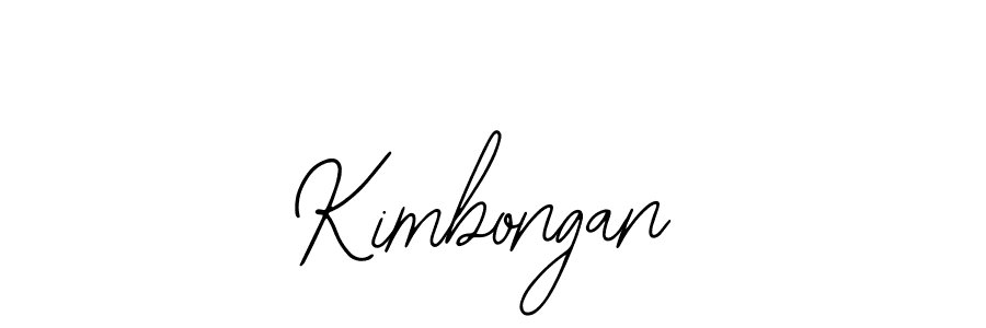 You should practise on your own different ways (Bearetta-2O07w) to write your name (Kimbongan) in signature. don't let someone else do it for you. Kimbongan signature style 12 images and pictures png