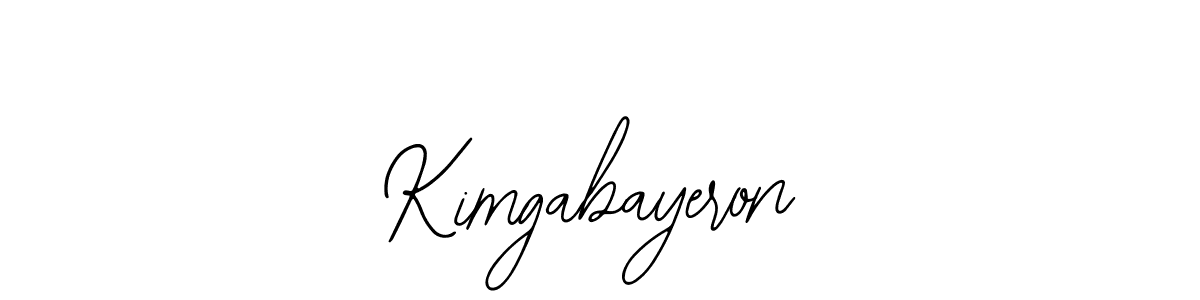 if you are searching for the best signature style for your name Kimgabayeron. so please give up your signature search. here we have designed multiple signature styles  using Bearetta-2O07w. Kimgabayeron signature style 12 images and pictures png