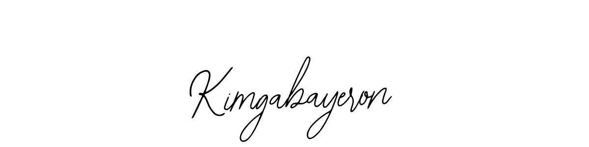 Kimgabayeron stylish signature style. Best Handwritten Sign (Bearetta-2O07w) for my name. Handwritten Signature Collection Ideas for my name Kimgabayeron. Kimgabayeron signature style 12 images and pictures png