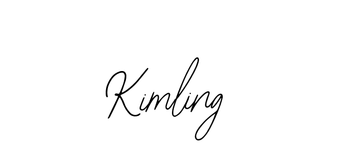 The best way (Bearetta-2O07w) to make a short signature is to pick only two or three words in your name. The name Kimling include a total of six letters. For converting this name. Kimling signature style 12 images and pictures png