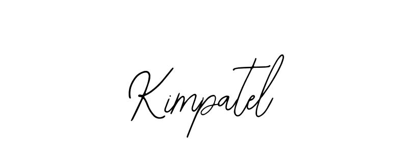 You should practise on your own different ways (Bearetta-2O07w) to write your name (Kimpatel) in signature. don't let someone else do it for you. Kimpatel signature style 12 images and pictures png