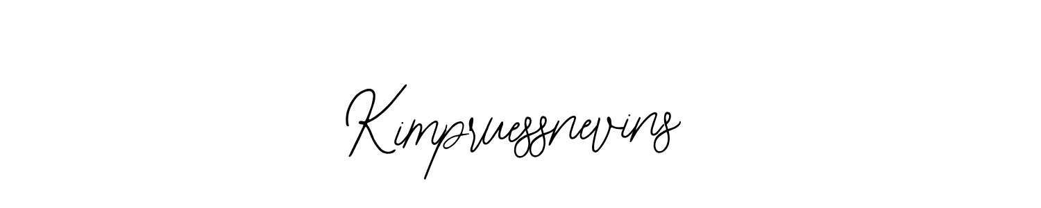 It looks lik you need a new signature style for name Kimpruessnevins. Design unique handwritten (Bearetta-2O07w) signature with our free signature maker in just a few clicks. Kimpruessnevins signature style 12 images and pictures png