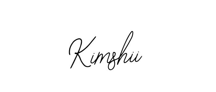 How to make Kimshii signature? Bearetta-2O07w is a professional autograph style. Create handwritten signature for Kimshii name. Kimshii signature style 12 images and pictures png