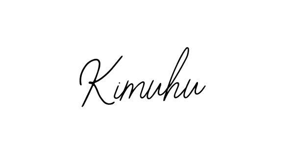 Also You can easily find your signature by using the search form. We will create Kimuhu name handwritten signature images for you free of cost using Bearetta-2O07w sign style. Kimuhu signature style 12 images and pictures png