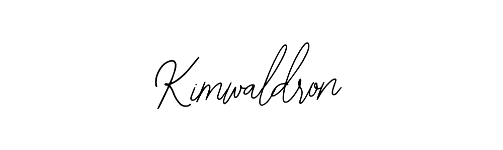 if you are searching for the best signature style for your name Kimwaldron. so please give up your signature search. here we have designed multiple signature styles  using Bearetta-2O07w. Kimwaldron signature style 12 images and pictures png