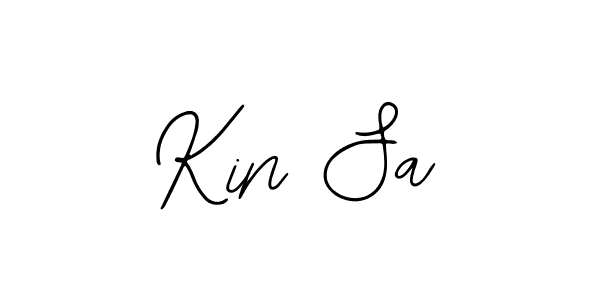 Use a signature maker to create a handwritten signature online. With this signature software, you can design (Bearetta-2O07w) your own signature for name Kin Sa. Kin Sa signature style 12 images and pictures png