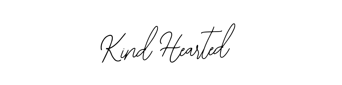 Use a signature maker to create a handwritten signature online. With this signature software, you can design (Bearetta-2O07w) your own signature for name Kind Hearted. Kind Hearted signature style 12 images and pictures png