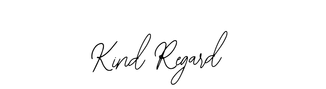 How to make Kind Regard signature? Bearetta-2O07w is a professional autograph style. Create handwritten signature for Kind Regard name. Kind Regard signature style 12 images and pictures png