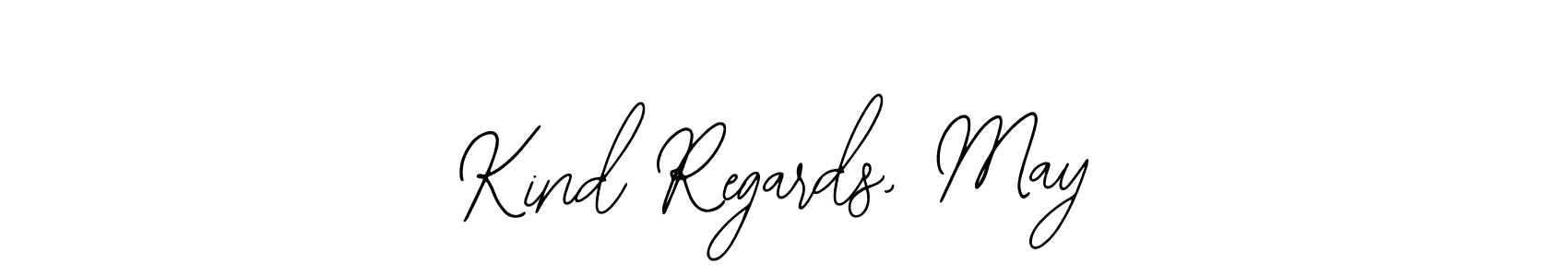 Check out images of Autograph of Kind Regards, May name. Actor Kind Regards, May Signature Style. Bearetta-2O07w is a professional sign style online. Kind Regards, May signature style 12 images and pictures png