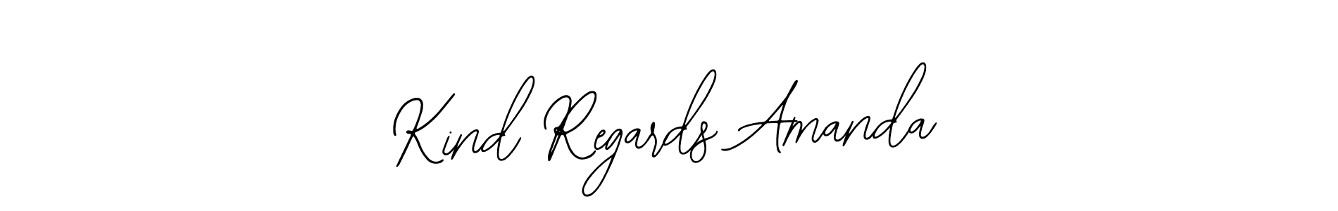 How to Draw Kind Regards Amanda signature style? Bearetta-2O07w is a latest design signature styles for name Kind Regards Amanda. Kind Regards Amanda signature style 12 images and pictures png